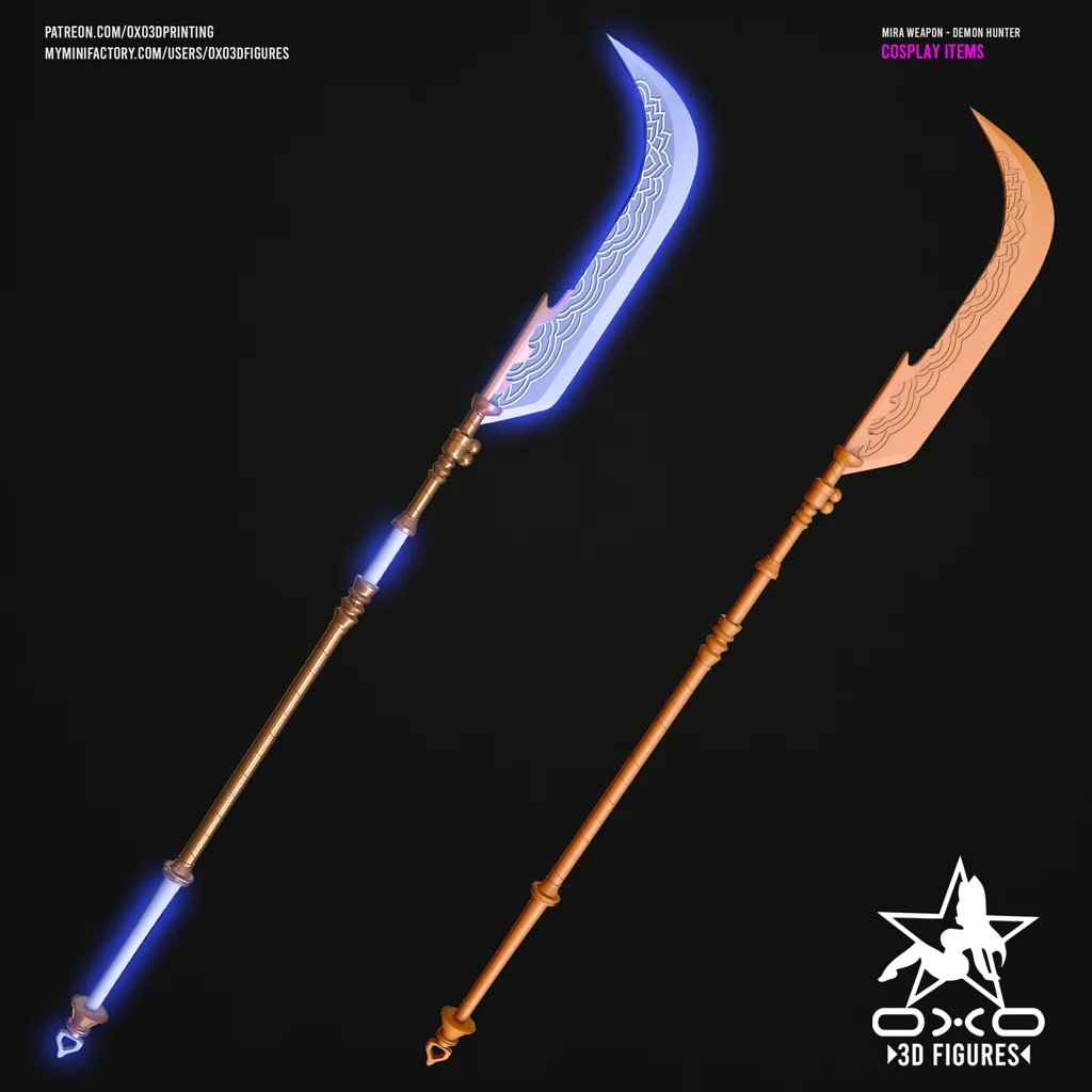 3D модель 3D Модель Оружия Kpop Demon Hunter Mira Gokdo - фото 2