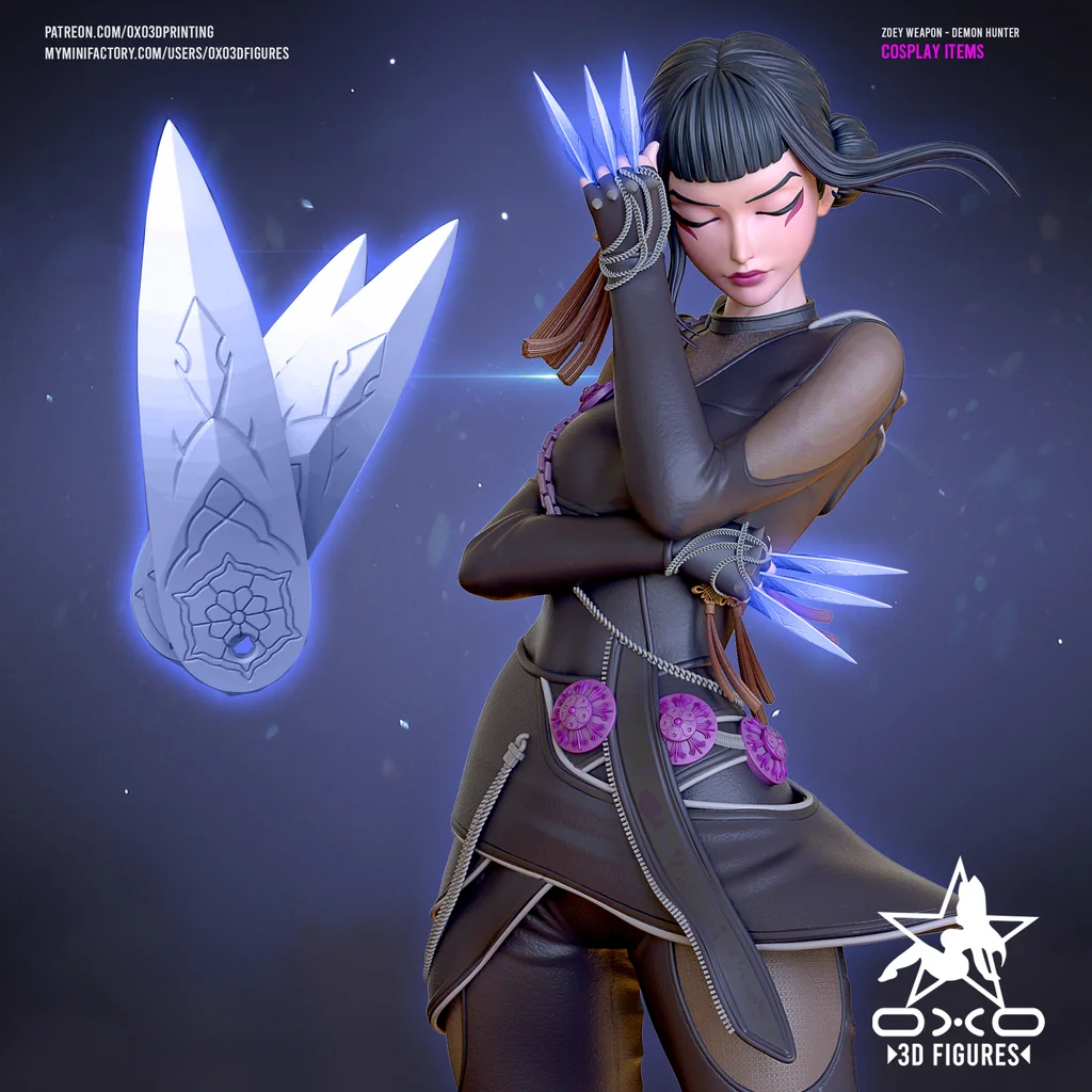 K-pop Охотница на демонов Зои Шинкал Косплей