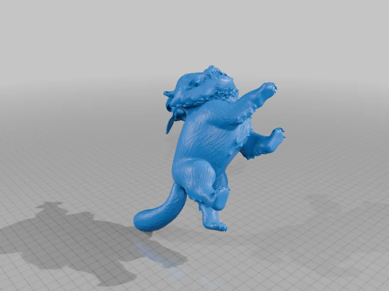 3D Модель K-Pop Demon Hunters Tiger Derpy и Bird Sussie