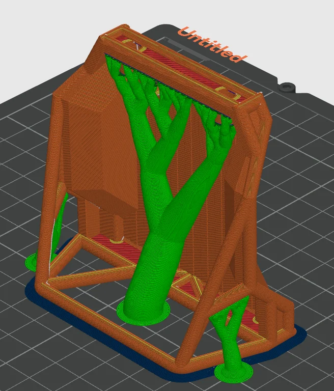 3D модель Ліжко та каркас для SCX24 Pinched Toyota - фото 2