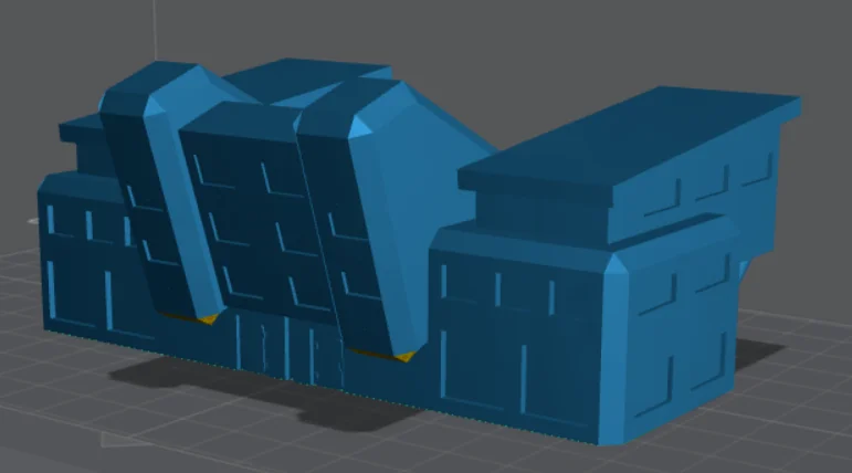 3D модель Разнообразные здания 2 для Battletech - фото 1