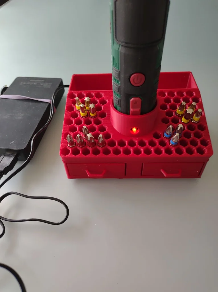 3D модель Док-станция для аккумуляторной отвертки Parkside - фото 8