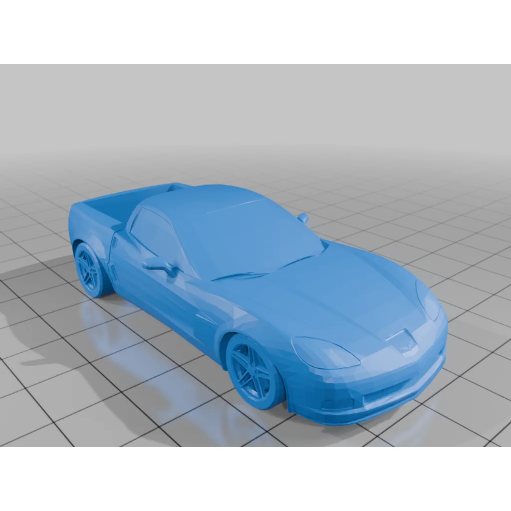 Модель Corvette Z06 в формате грузовика