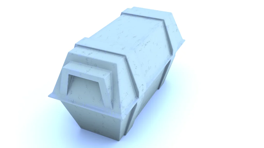 3D модель Ящик командного центра Эхо Базы - фото 5