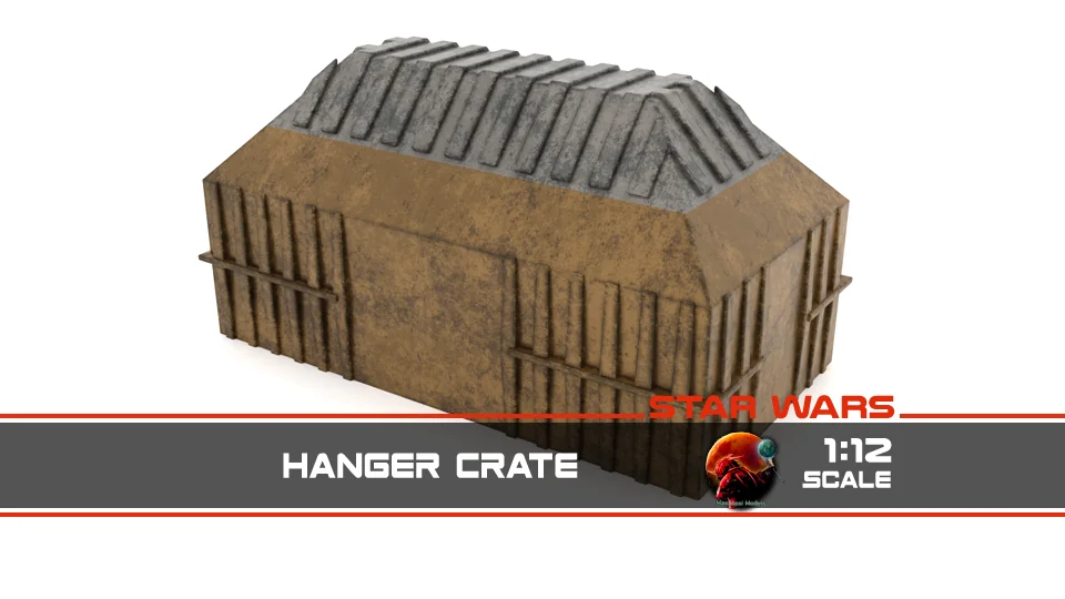 3D модель 3D Модель Ящика з Зоряних Війн STL