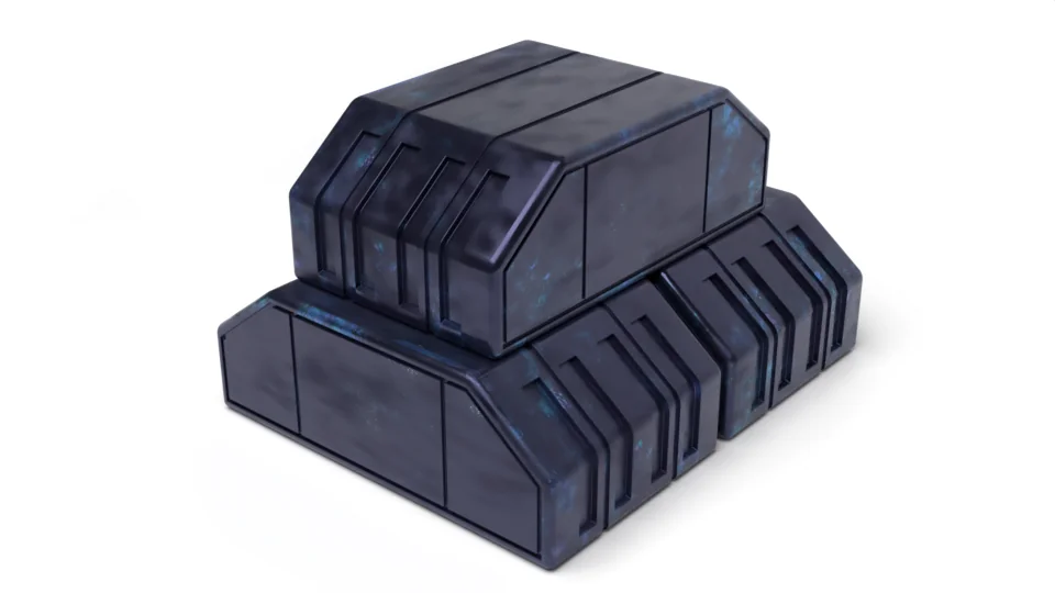 3D модель Модель імперського ящика для ангарів Star Wars - фото 5