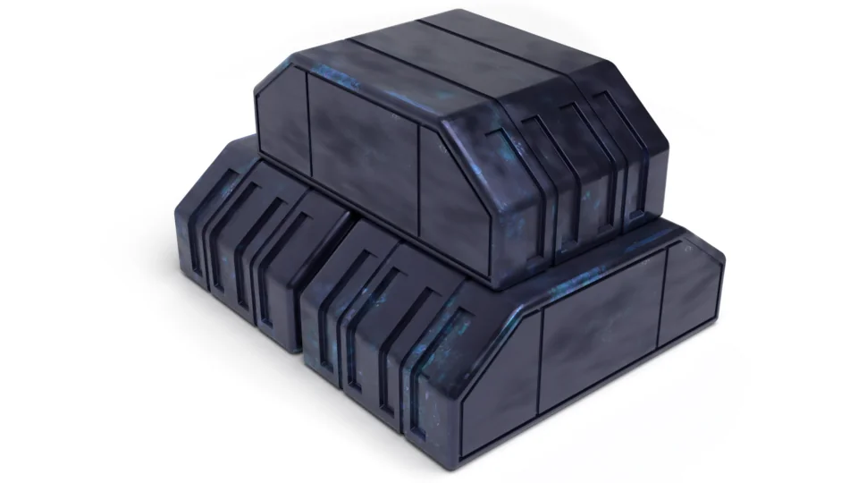 3D модель Модель імперського ящика для ангарів Star Wars - фото 6