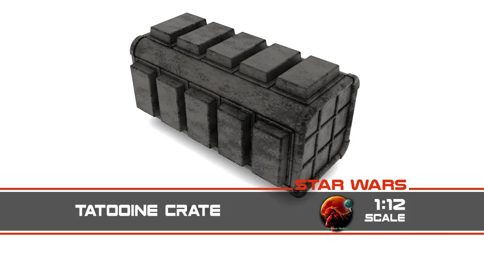 3D модель 3D Модель Ящика Татуина - фото 1