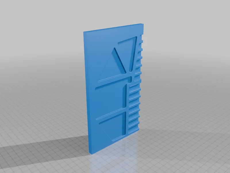 3D модель Дверь коридора тюремного корабля - фото 10