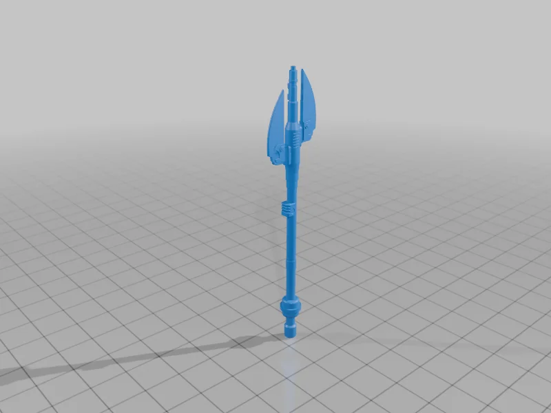 3D модель Винтажные Вибро Боевые Топоры - фото 7