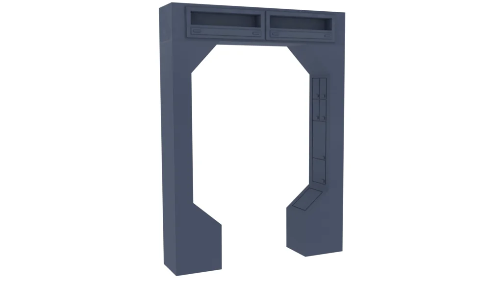 3D модель Колонна Звезды Смерти для диорамы - фото 2