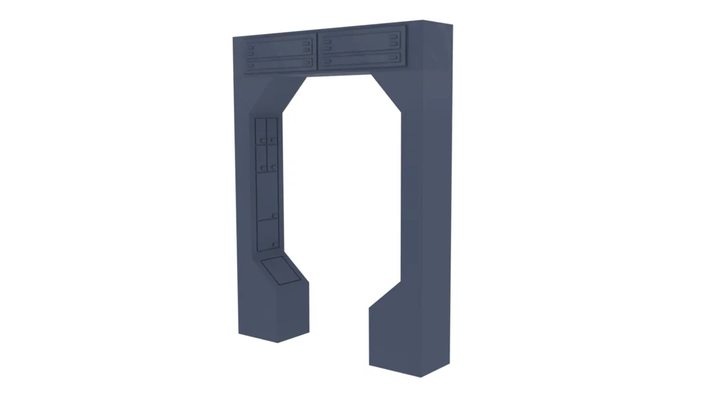 3D модель Колонна Звезды Смерти для диорамы - фото 5