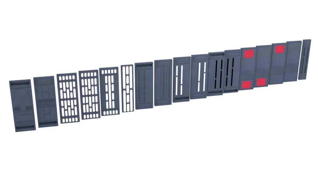 Панели коридоров Звезды Смерти