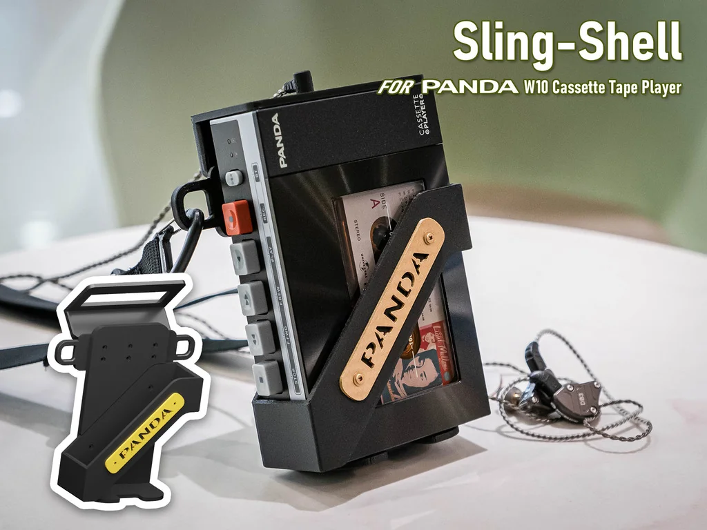 Кастомная обложка для кассетного плеера Panda W10