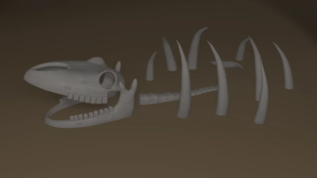 3D модель Скелет Iron Lung POI (Кит?) - фото 1