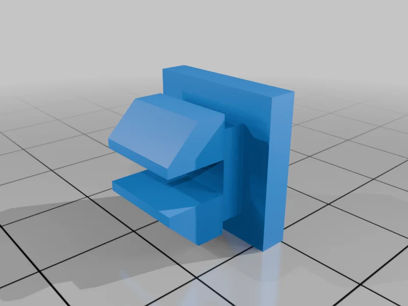 3D модель Крепление для мотокосы с квадратным отверстием - фото 3