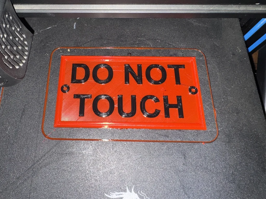 3D модель Этикетка "Не трогать" для растений - фото 2