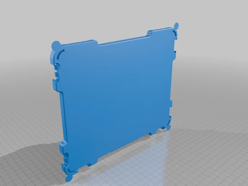 Модель контейнера GridFinity 5x4 с плоской крышкой