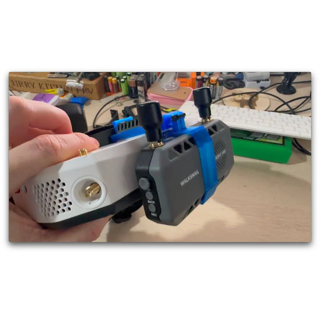 3D модель Крепление для модуля Walksnail Ascent VRX на очках HDZero - фото 1