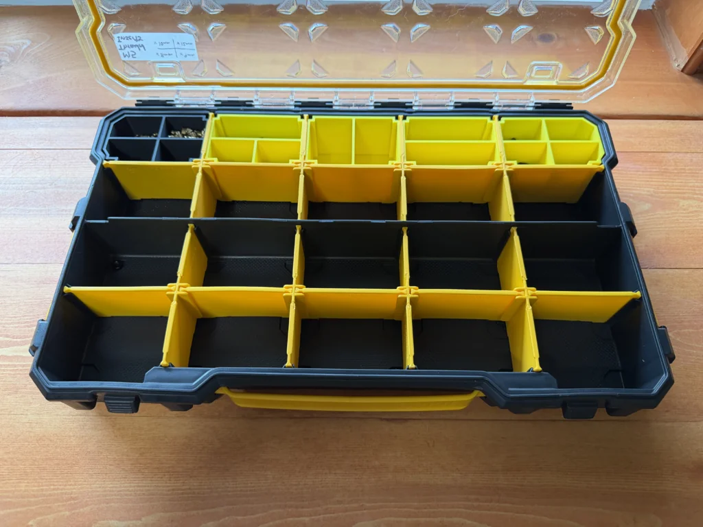 3D модель Суб-дивізори для органайзера DEWALT STL