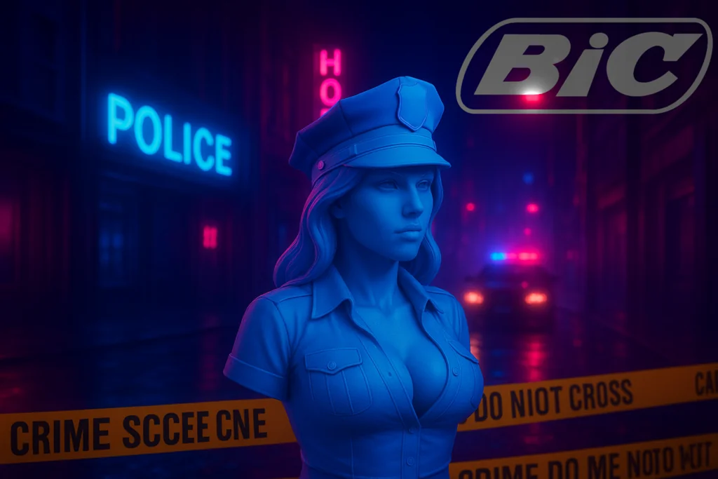 Модель BIC Sleeve: Сексуальный полицейский