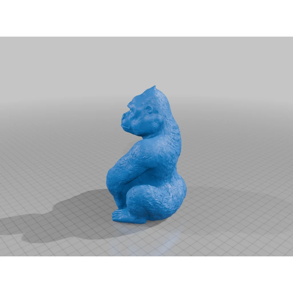 3D модель 3D-модель горилл - фото 2
