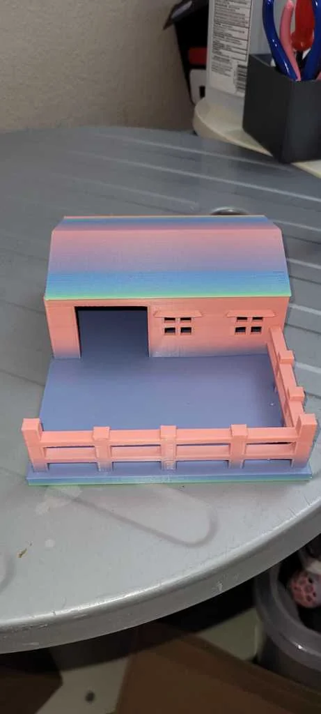 Домик для хомяка с ограждением