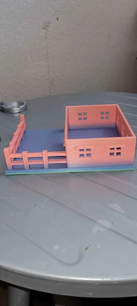 Домик для хомяка с ограждением