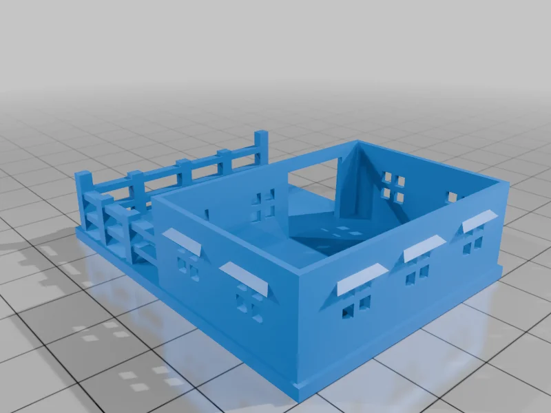 Домик для хомяка с ограждением