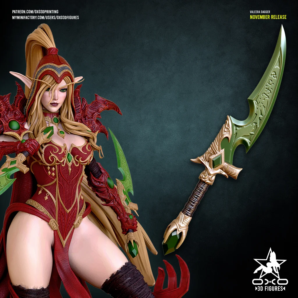 Кинжалы Валииры Сангвинар из World Of Warcraft