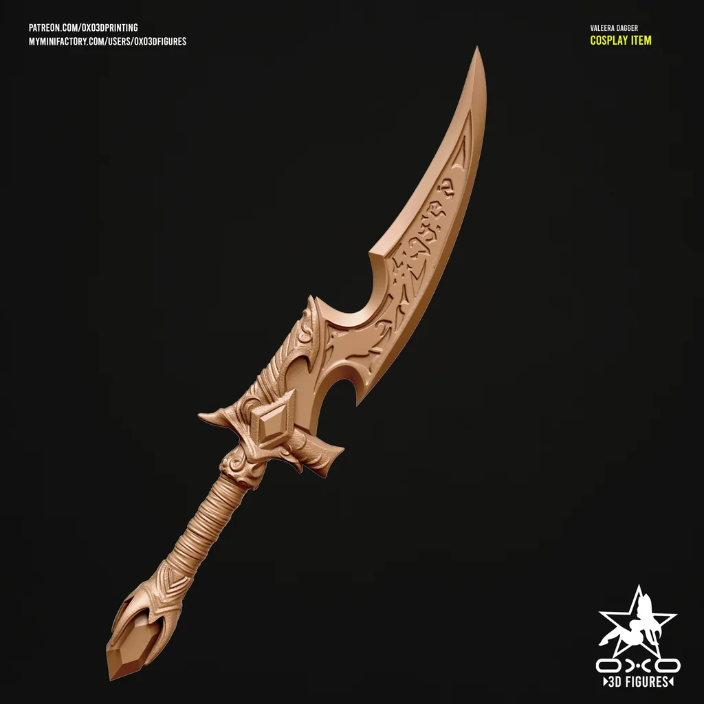 3D модель Кинжалы Валииры Сангвинар из World Of Warcraft - фото 2