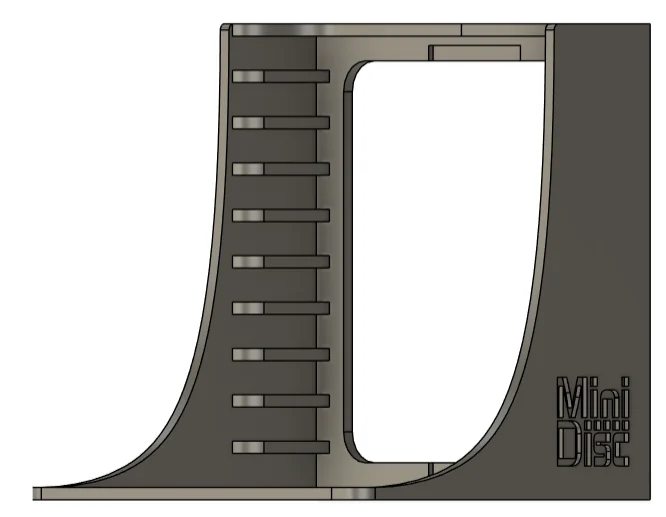 3D модель Найкраще рішення для зберігання MiniDisc - фото 3