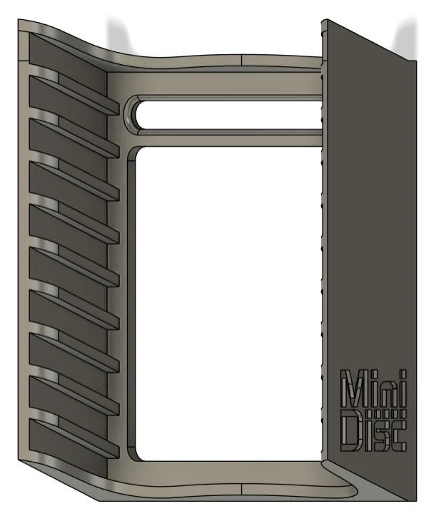 3D модель Найкраще рішення для зберігання MiniDisc - фото 4