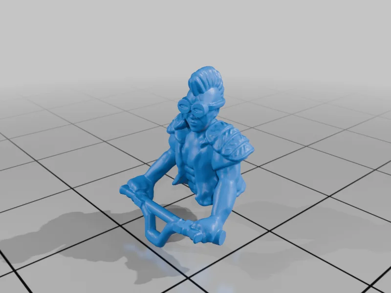 3D модель Квадроцикл, безкоштовний зразок, масштаб 1:64 - фото 5