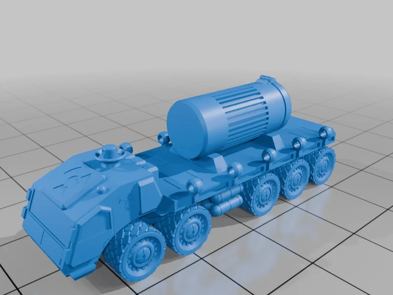 3D модель Модель переносчика топливных стержней - фото 2