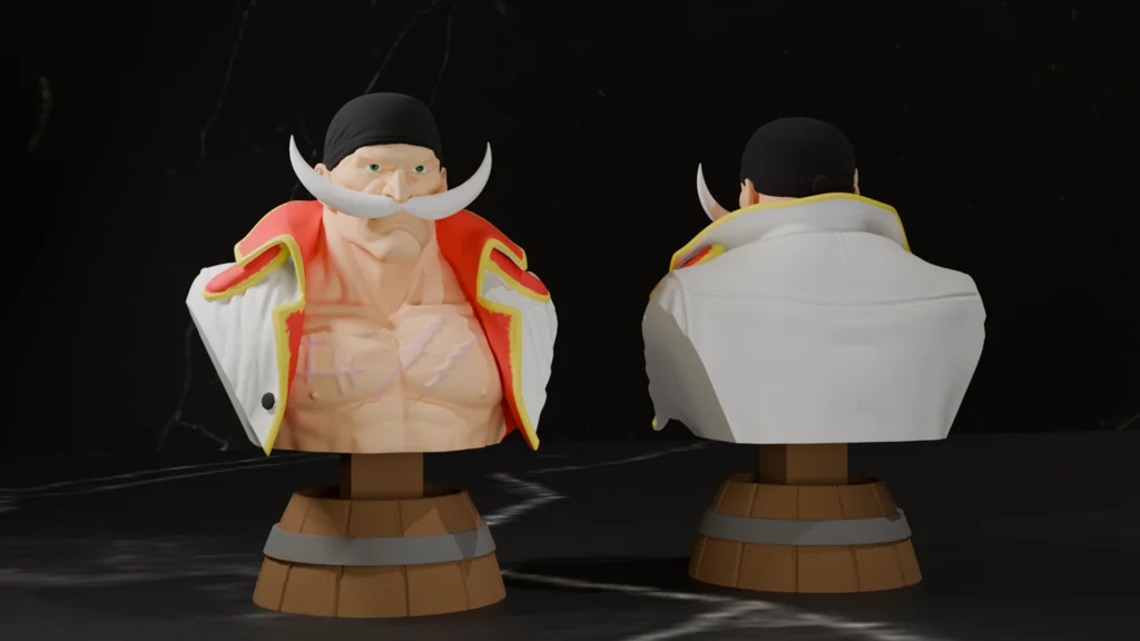 3D модель Бюст Белого Бора - One Piece - фото 1