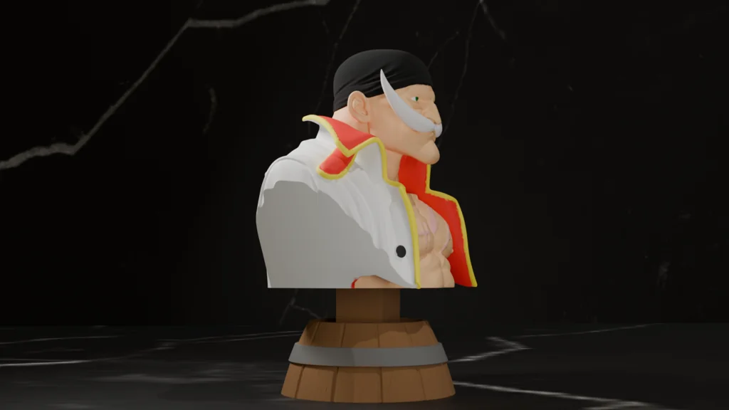 3D модель Бюст Белого Бора - One Piece - фото 2