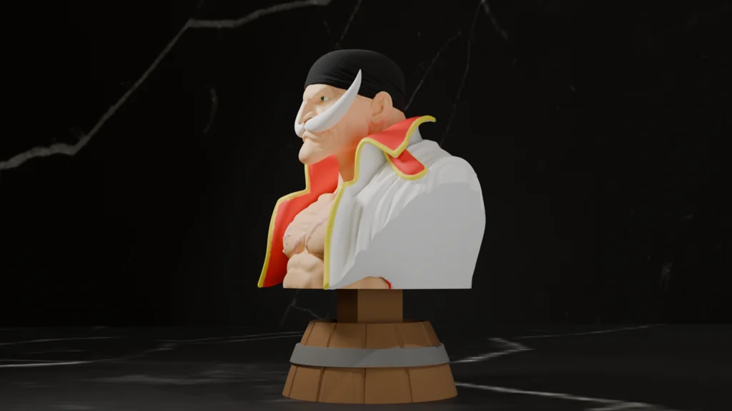 3D модель Бюст Белого Бора - One Piece - фото 3