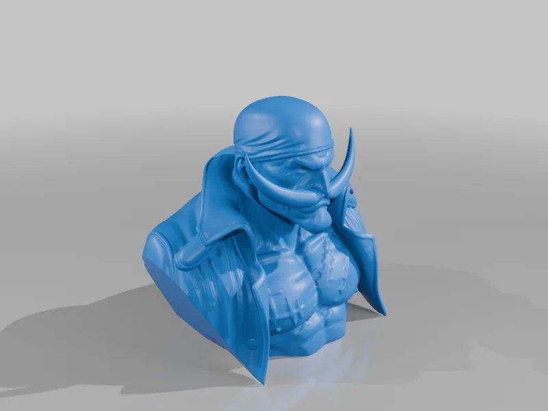 3D модель Бюст Белого Бора - One Piece - фото 6