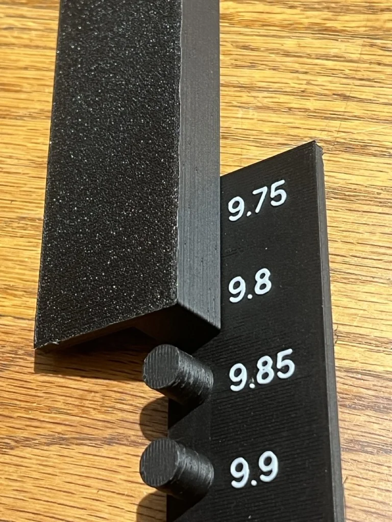 3D модель Калибровочный шаблон для штифтов и отверстий 10мм - фото 7