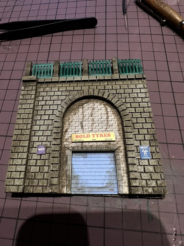 3D модель Модель удерживающей стены и туннелей в масштабе N - фото 3