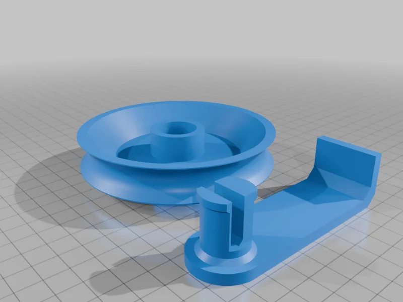 3D модель Простой шкив для круглого каната - фото 2