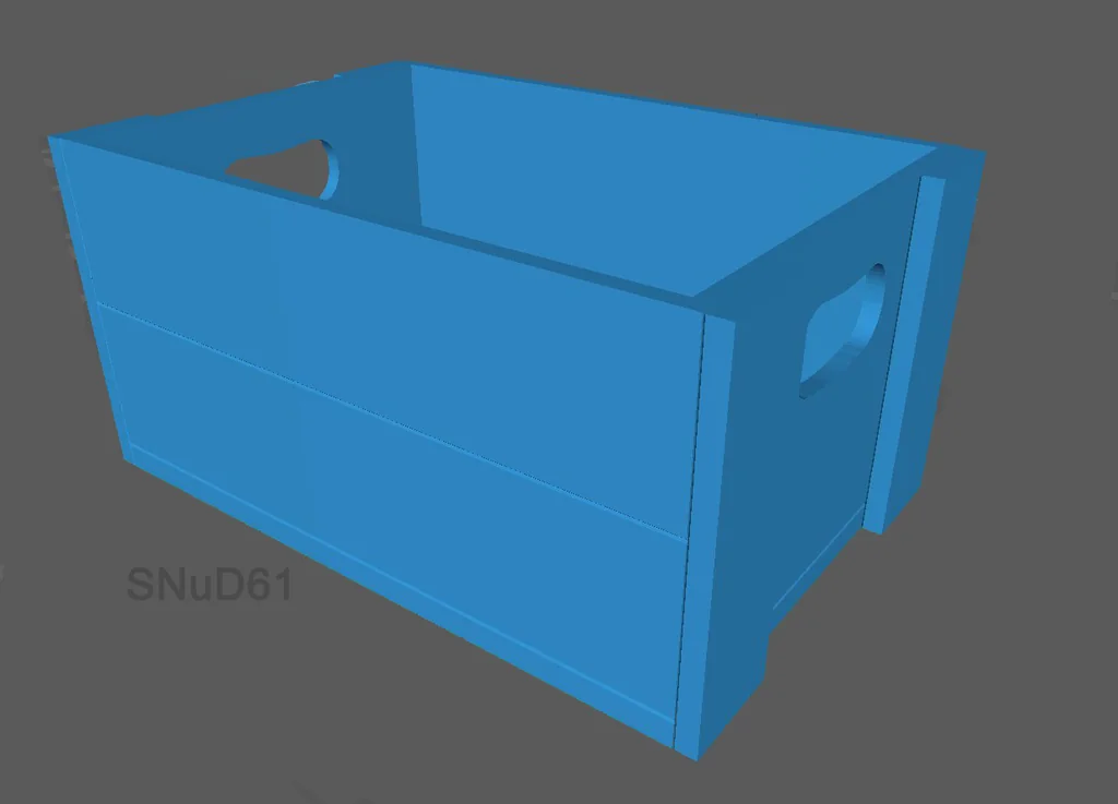 3D модель Модель деревянного ящика с пивом и бутылками 1:19 - фото 4