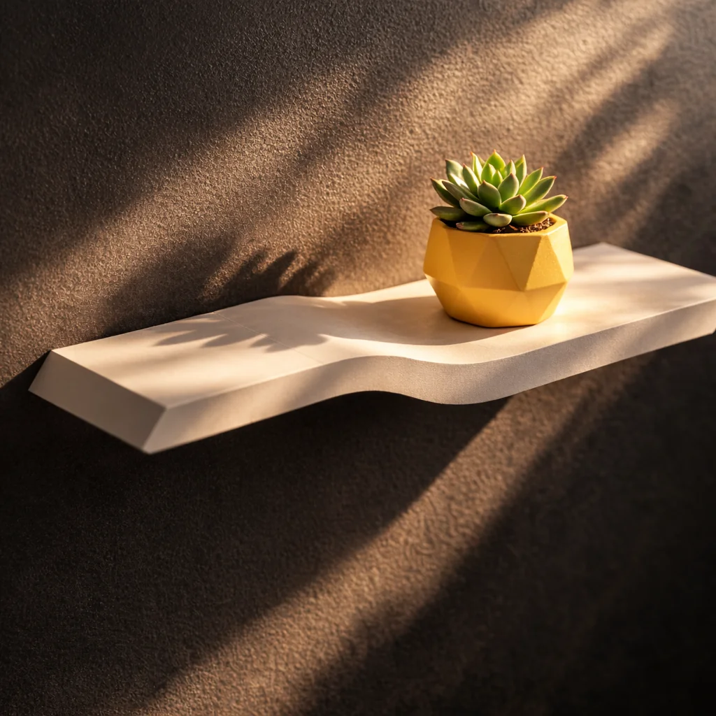 Модульная полка с скрытой системой монтажа