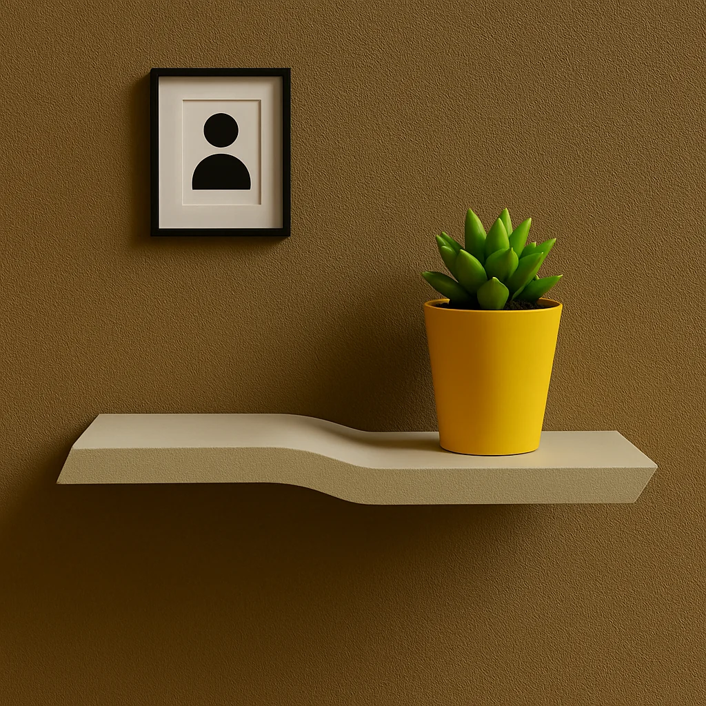 Модульная полка с скрытой системой монтажа