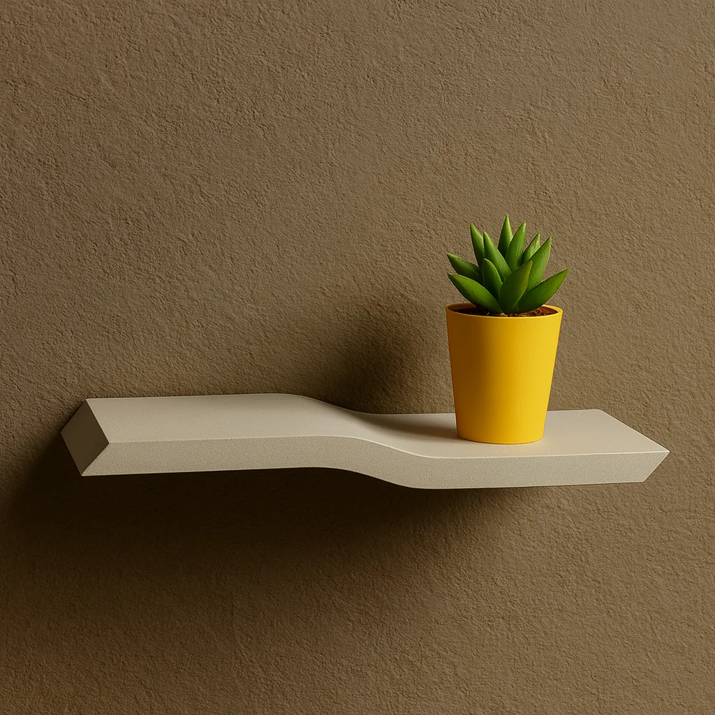 Модульная полка с скрытой системой монтажа