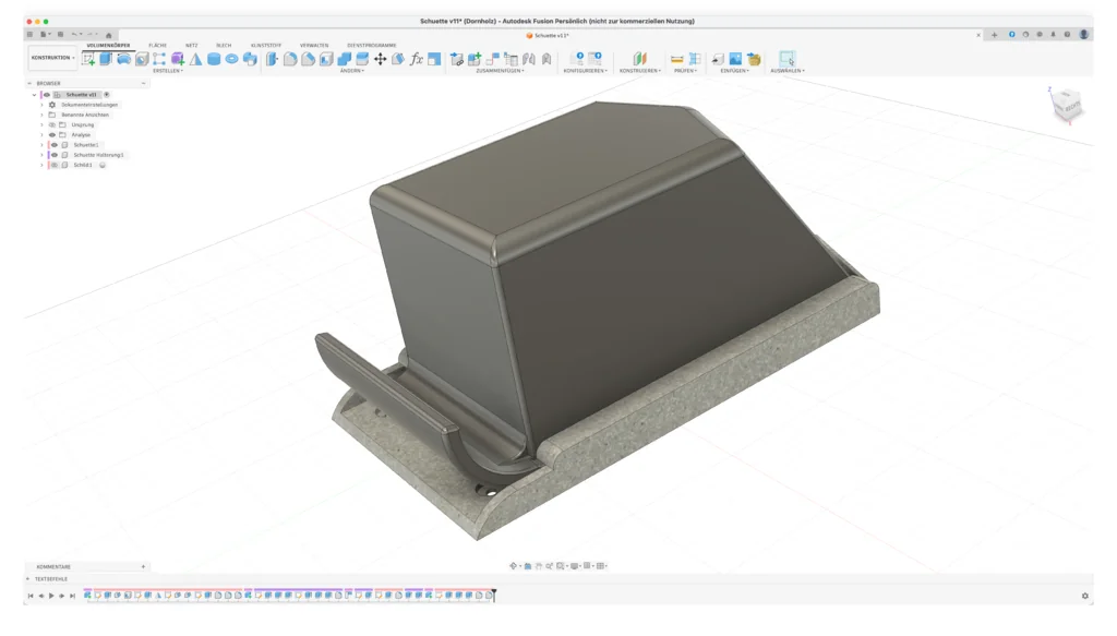 3D модель Модель Kuechenschuette для хранения продуктов - фото 11