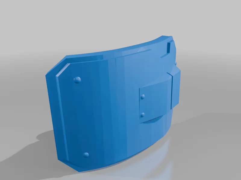 3D модель Плечевые накладки для Spartan Halo 3 CQB - фото 3