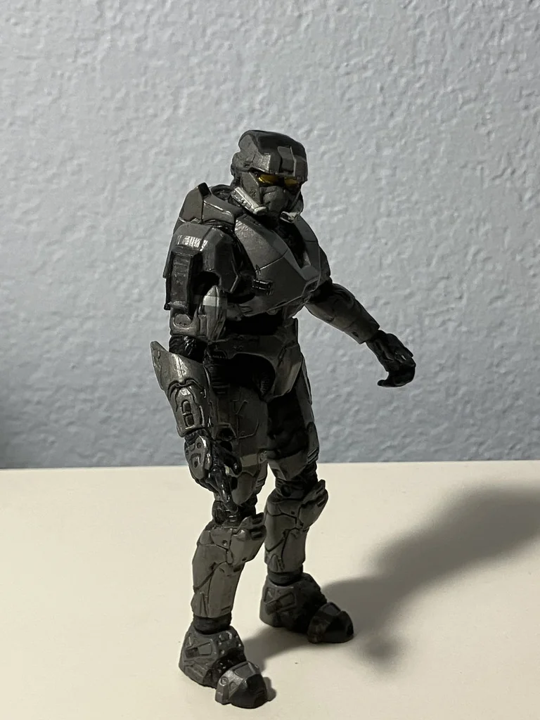 3D модель Плечевые накладки для фигурок Spartan Halo 3 - фото 1