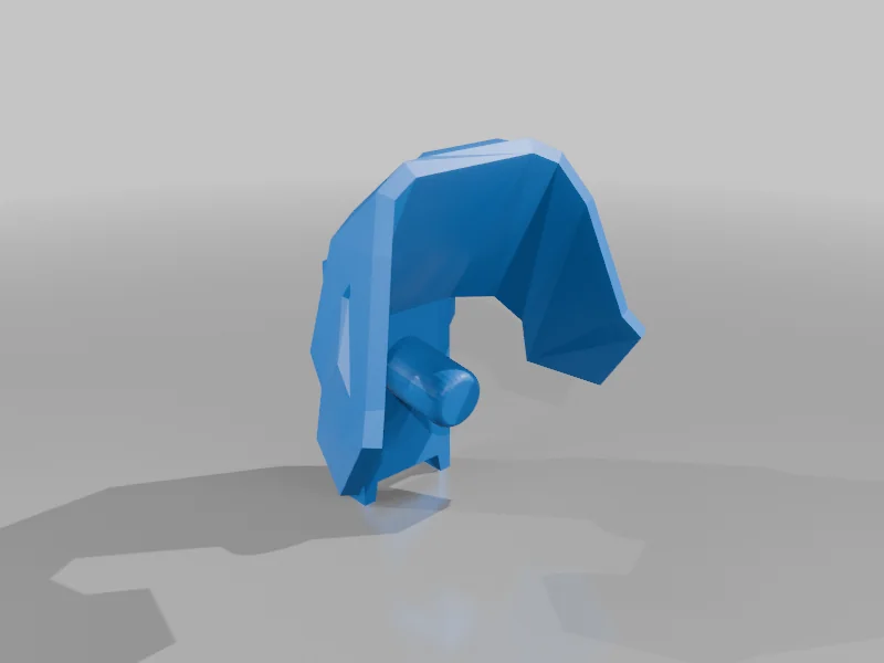 3D модель Плечевые накладки для фигурок Spartan Halo 3 - фото 3